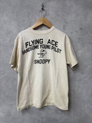 画像1: 2026春夏 　DENIMDUNGAREE　ビンテージテンジク SNOOPY HERO TEE　11；生成　サイズ；MM (1)