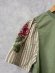 画像2: 2026春夏　MARET(マレ) 　　袖鳥花刺繍T　9；カーキ　サイズ；F (2)