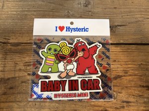 画像1: Hystericmini　　【ガチャムックコラボ】　BABY IN CAR  ステッカー　　98 (1)