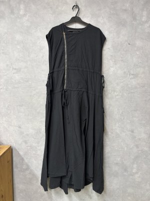 画像1: 2026春夏　MARET(マレ) 　　ライダースドッキングOP　2；黒　サイズ；F (1)