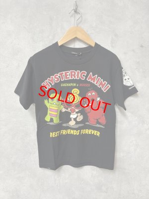 画像1: Hystericmini 　　【ガチャムックコラボ】　Tシャツ　10；ブラック (1)