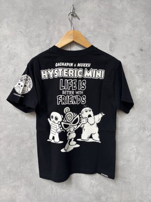 画像2: Hystericmini 　　【ガチャムックコラボ】　Tシャツ　10；ブラック (2)