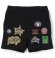 画像1: XLARGE KIDS　  ウエスタンモチーフワッペン ショートパンツ　　80；黒　 (1)