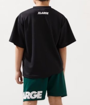 画像2: XLARGE KIDS　【吸水速乾・UV】OG半袖Tシャツ　　80；黒 (2)
