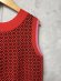 画像2: AULA AILA（アウラ アイラ）　　2WAY JACQUARD SLEEVELSS KNIT　60;RED　　 サイズ:0 (2)