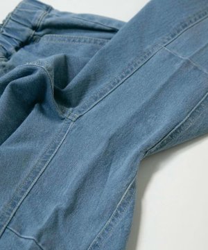 画像5: MakeYourDay　　デニムテーパードパンツ　　　カラー；サックス　　サイズ；150 (5)