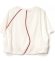 画像2: AULA AILA（アウラ アイラ）　レイヤードツイストデザインＴシャツ  01;WHITE 　 サイズ:0 (2)
