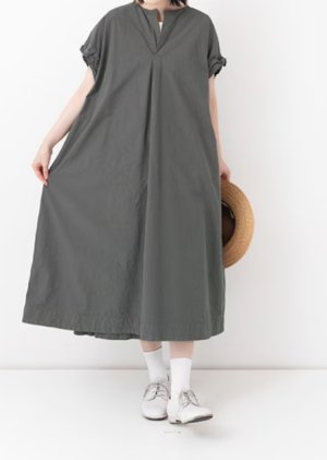 画像1: VC 　シュリンクワンピース　カラー；GRAY　サイズ；F (1)
