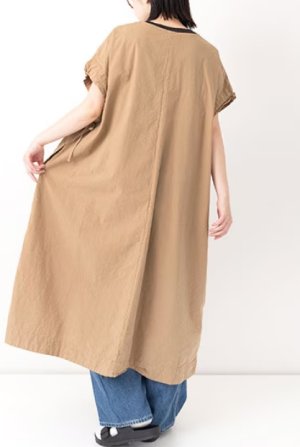 画像2: VC 　シュリンクワンピース　カラー；BROWN　サイズ；F (2)