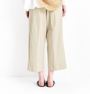 画像2: VC 　シュリンクワイドパンツ　カラー；BEIGE　サイズ；F (2)
