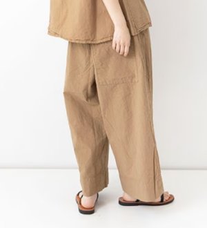 画像2: VC 　シュリンクワイドパンツ　カラー；BROWN　サイズ；F (2)