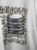 画像2: 30%off 2026春夏　 groovycolors　　テンジク GRAFFITI BURGER TEE　　1；白 (2)