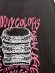 画像2: 30%off 2026春夏　 groovycolors　　テンジク GRAFFITI BURGER TEE　　2；黒 (2)