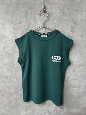 画像1: 2026春夏　 groovycolors　　CoolMax　OSAMU GOODS ノースリーブ　TEE　8；グリーン (1)