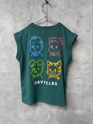 画像3: 2026春夏　 groovycolors　　CoolMax　OSAMU GOODS ノースリーブ　TEE　8；グリーン (3)
