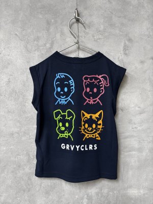 画像3: 2026春夏　 groovycolors　　CoolMax　OSAMU GOODS ノースリーブ　TEE　4；紺 (3)