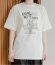 画像1: MakeYourDay　あこがれのイケオジ柄半袖Tシャツ　おとなサイズ　　カラー；アイボリー (1)