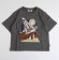 画像1: MakeYourDay　ローンチロケット柄半袖Tシャツ　　カラー；チャコール (1)