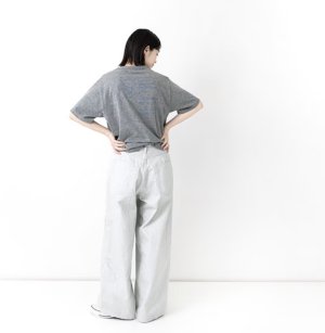 画像2: VC 　 ワイドデニムパンツ  カラー:gray (2)