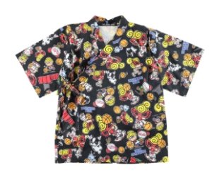 画像2: MY FIRST HYSTERIC  　HYSTERIC MINI HOOPS 総柄 甚平　　14；ブラック系 (2)