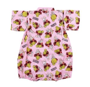 画像2: MY FIRST HYSTERIC  　ANGEL MINI 総柄 甚平ロンパース 　29；ピンク系　　サイズ；FREE(70-80cm) (2)