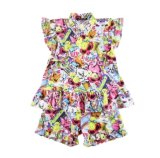 ち*須様 HYSTERIC MINI ワンピース Hystericmini HYSTERIC MINI IN WONDERLAND総柄 Viscotex ワンピース