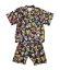 画像1: MY FIRST HYSTERIC  　HYSTERIC MINI HOOPS 総柄 甚平　　14；ブラック系 (1)