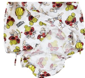 画像4: MY FIRST HYSTERIC  　ANGEL MINI 総柄 甚平ロンパース 　29；ピンク系　　サイズ；FREE(70-80cm) (4)