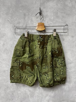 画像1: 2026春夏 　DENIMDUNGAREE　チョコチップカモショートパンツ　　16；ベージュ (1)