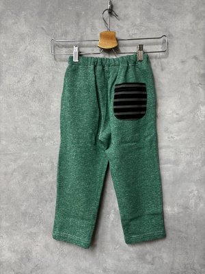 画像5: 2026春夏 　DENIMDUNGAREE　裏毛 SNOOPY パンツ　　8；グリーン　　サイズ；115 (5)
