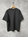 画像3: ALL HOURS 　　6.5オンス ファインコーマ天竺Tシャツ~TOP WORRYING AND START CREATING〜　　チャコール　　　　サイズ:1 (3)