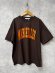 画像1: ALL HOURS 　　6.5オンスファインコーマ天竺Tシャツ~MARSEILES~　　ブラウン　　　サイズ:1 (1)