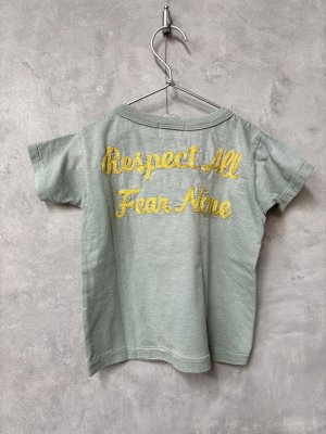 画像2: 30%off 2026春夏 　DENIMDUNGAREE　ビンテージテンジク BARKYS TEE　　28；ライトグリーン　　サイズ；１２５cm (2)