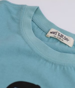画像2: MakeYourDay　OKアインシュタイン柄半袖Tシャツ（大人サイズ）　　カラー；ミント　　サイズ；M (2)