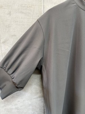 画像2: LILOU+LILY 　ソフトストレッチ　パフスリーブプルオーバー　　B.GRAY　  size:38 (2)