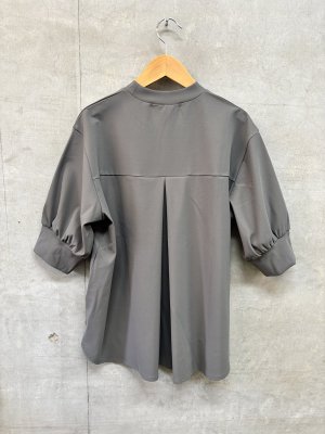 画像3: LILOU+LILY 　ソフトストレッチ　パフスリーブプルオーバー　　B.GRAY　  size:38 (3)