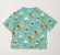 画像1: MakeYourDay　デリシャスアイス総柄半袖Tシャツ　（ジュニアサイズ）　　カラー；グリーン　サイズ；150 (1)