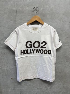 画像1: ☆GO TO HOLLYWOOD/ゴートゥーハリウッド　　VIBTEX GO2HOLLYWOOD Tシャツ　　1；白 (1)