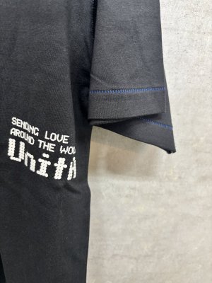 画像2: ☆UnitA/ウニタ　　VVIBTEX UnitA Tee　　2；黒 (2)