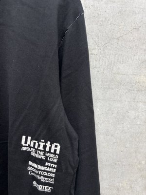 画像2: ☆UnitA/ウニタ　　VVIBTEX UnitA 　L/S　Tee　　2；黒 (2)