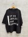 画像1: Veritecoeur　プリントTee 　BLACK (1)