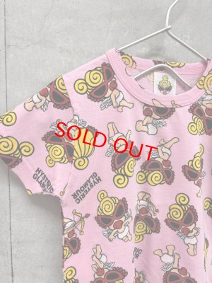 画像2: MY FIRST HYSTERIC 　ANGEL MINI総柄 半袖Tシャツ　　サイズ；90     29；ピンク系	 (2)