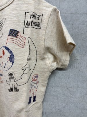 画像3: ☆2026春夏　DENIMDUNGAREE　　テンジクASTRO TEE　11；生成　　サイズ；105 (3)