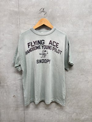 画像1: 30%off 2026春夏　DENIMDUNGAREE　ビンテージテンジク SNOOPY HERO TEE　28；ライトグリーン　　サイズ；02 (1)
