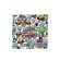 画像1: Hystericmini　HYS MINI BAND WAGON フェイスタオル　　04；ホワイト系 (1)