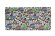 画像1: Hystericmini　HYS MINI BAND WAGON コンパクトバスタオル　　04；ホワイト系 (1)