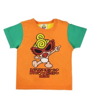 画像1: MY FIRST HYSTERIC MINI      WITH BOB&MARIE 半袖Tシャツ    90；マルチ (1)