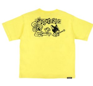 画像2: Hystericmini 　　A DRIVE WITH HYS MINI BAND WAGON 半袖Tシャツ　16；レモンイエロー (2)