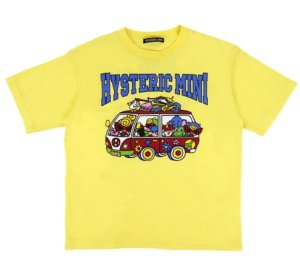画像1: Hystericmini 　　A DRIVE WITH HYS MINI BAND WAGON 半袖Tシャツ　16；レモンイエロー (1)