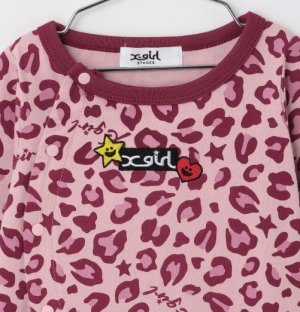 画像2: X-girl kids 　総柄2WAYオール　　サイズ；50-70 (2)